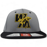 Warriors Black and Gold Richardson PTS20 Pulse FlexFit Hat