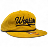 Warriors Vintage 3D Puff Embroidered Richardson Umpqua Snapback Cap - Pataskala Customs Default Title Hat