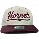 Hornets Vintage 3D Puff Embroidered Heritage Twill Cap