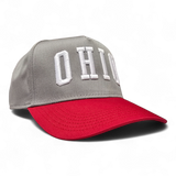 OHIO Block 3D Puff Embroidered Snapback Cap