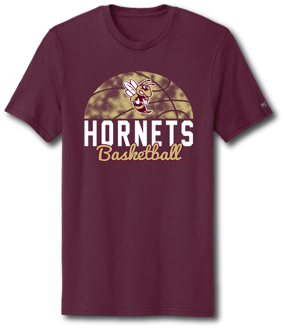 Hornets Basketball Short Sleeve T Shirt