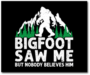 Bigfoot Saw Me Throw Blanket - 50in×60in