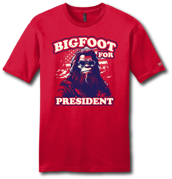 Bigfoot for President Short Sleeve T-shirt