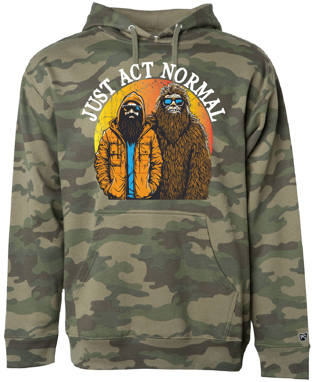 Nermal camo top pullover hoodie