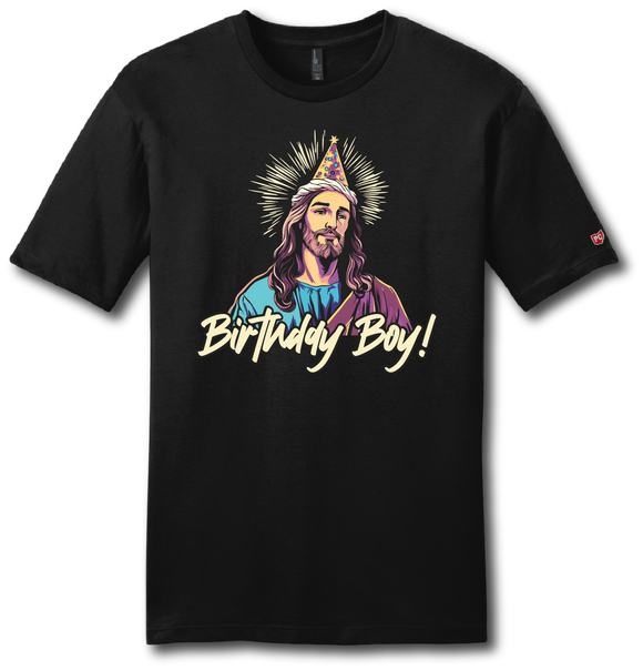 Birthday Boy Jesus Short Sleeve T-shirt