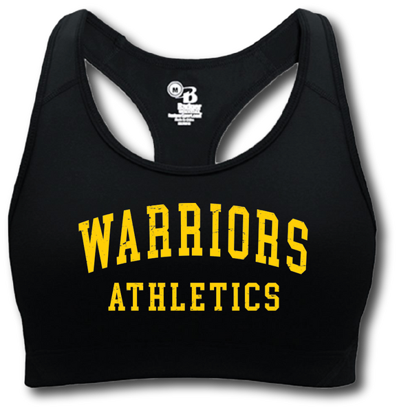 Warriors Athletics Women's Sport Bra Top (CUSTOMIZE FOR YOUR SPORT)