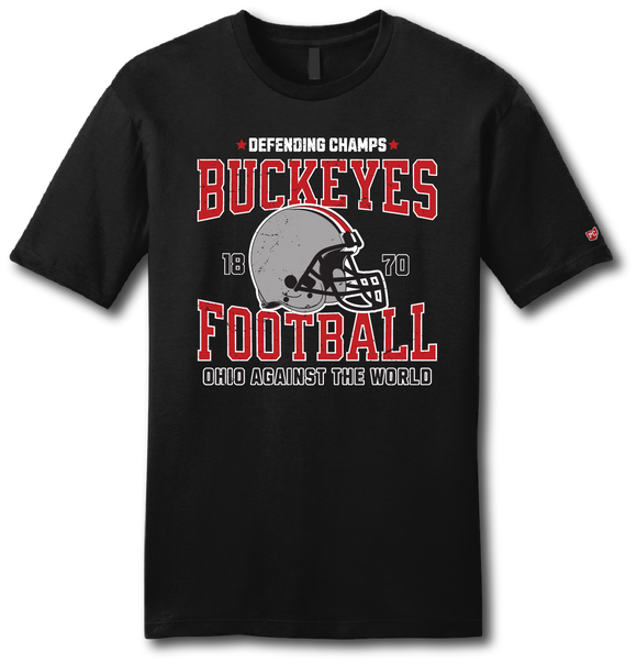 Buckeyes Football Defending Champs Short Sleeve T Shirt
