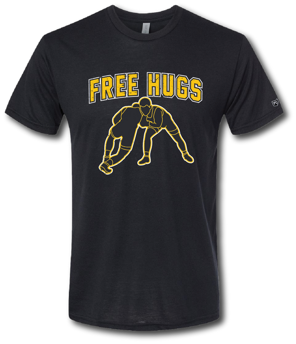 Free Hugs Wrestling Short Sleeve T Shirt