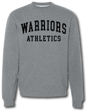 Warriors Athletics Crewneck Sweatshirt (CUSTOMIZE FOR YOUR SPORT)