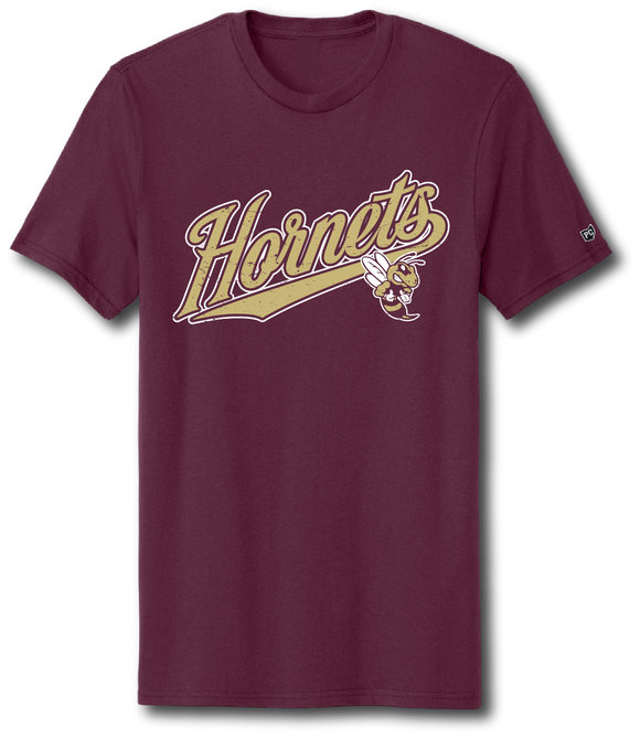 Hornets Script Short Sleeve Tee