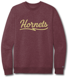 Hornets Vintage Script Sweatshirt - Pataskala Customs YS / No Customization / Crewneck Hoodie