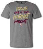 Proud Class of 2024 Hornet Parent Short Sleeve T-Shirt