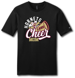 Hornets Cheer MOM (CUSTOMIZABLE) Short Sleeve T-Shirt