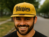 Warriors Vintage 3D Puff Embroidered Richardson Umpqua Snapback Cap - Pataskala Customs Default Title Hat