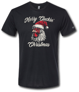 Merry Cluckin' Christmas Short Sleeve T-shirt