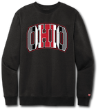 Ohio Stripes Sweatshirt - Pataskala Customs YXS / Crewneck Sweatshirts