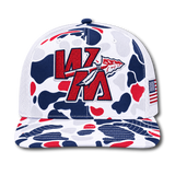 WM RWB Patriot Camo Richardson 112 Trucker Hat With Embroidered Logo