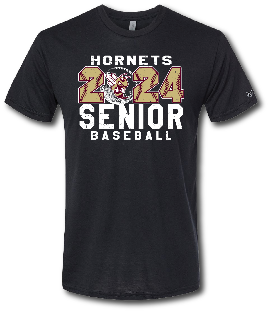 Hornets Senior Baseball 2024 Short Sleeve T-Shirt