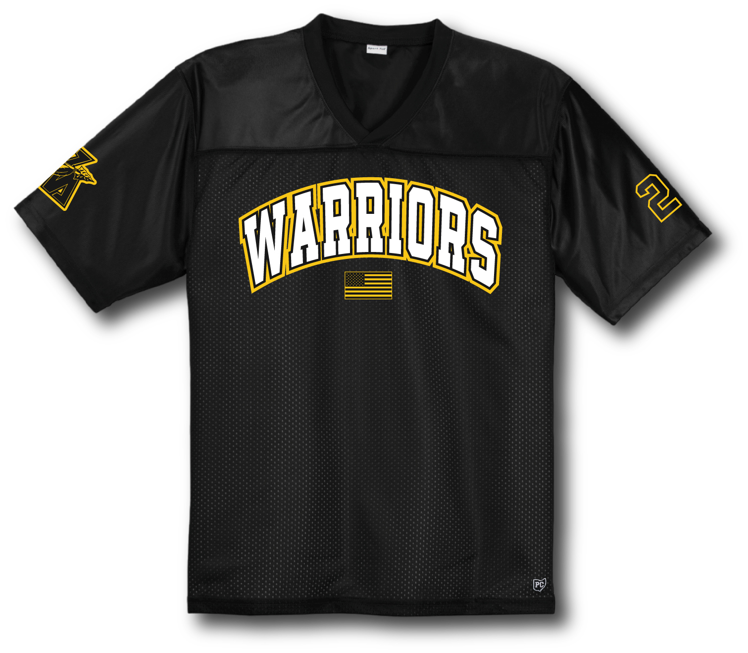 Warriors Football Sport-Tek Fan Jersey – Pataskala Customs