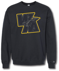 WM Blackout With Gold Outline Crewneck Sweatshirt