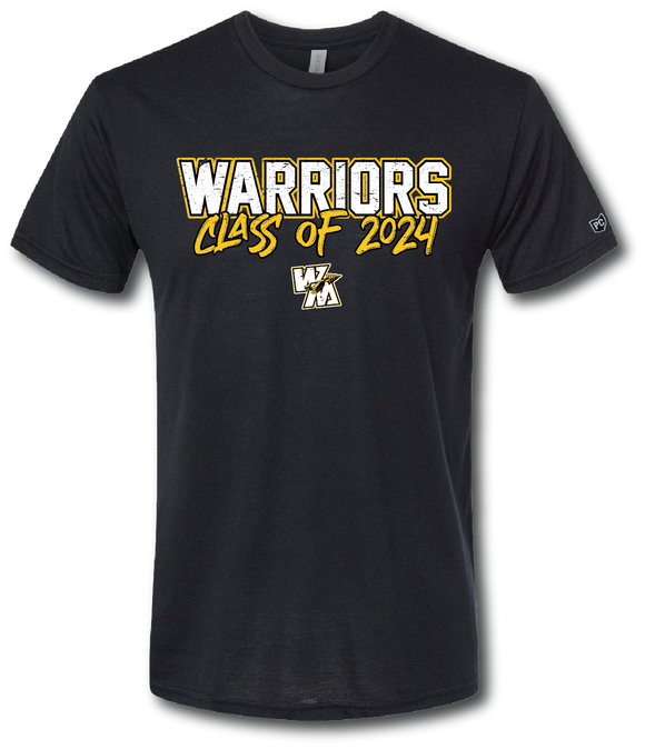 Warriors Class of 2024 Short Sleeve T Shirt