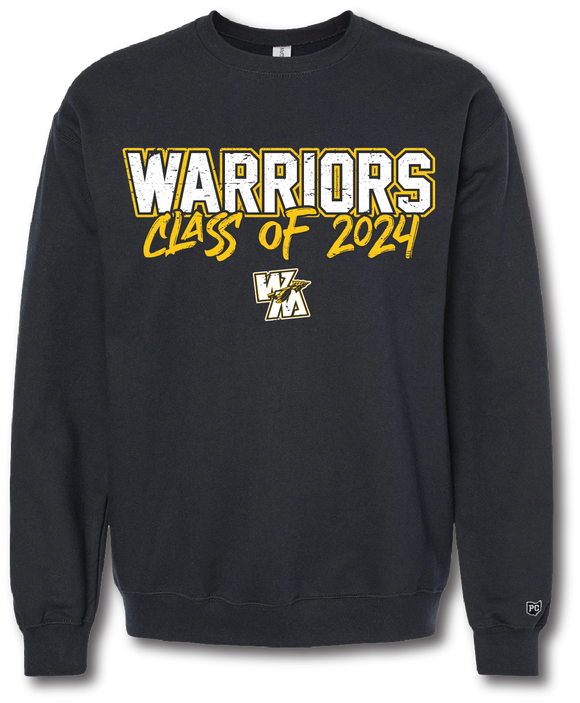Warriors Class of 2024 Crewneck Sweatshirt