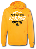 Proud Class of 2024 Warrior Parent Hoodie