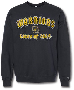 Warriors Class of 2024 Rocker Crewneck Sweatshirt