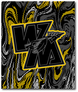 WM Gold Outline Throw Blanket - 50in×60in