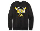 Warriors Softball Crossed Bats Sweatshirt