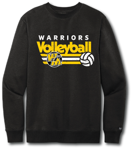 Warriors Volleyball Retro Stripes Sweatshirt