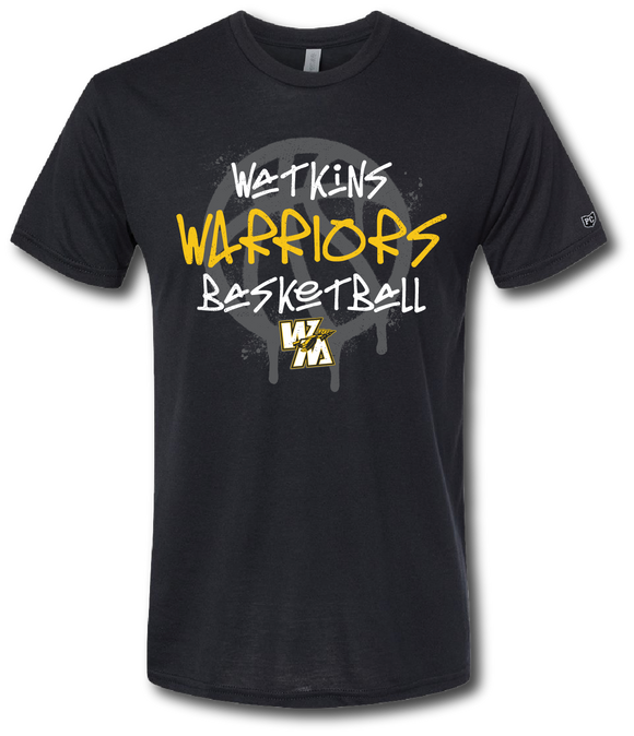 Warriors Basketball Graffiti Short Sleeve T Shirt