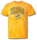 Warriors Tie Dye Short Sleeve T-Shirt