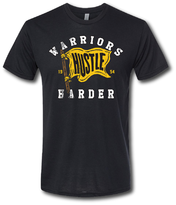 Warriors Hustle Harder Short Sleeve T Shirt