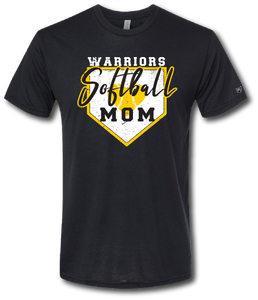 Warriors Softball Mom Short Sleeve T-Shirt