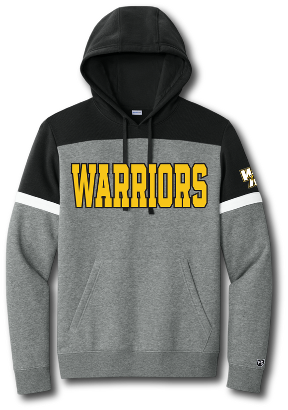 Warriors Sport-Tek® Drive Fleece Colorblock Hoodie
