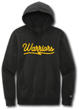 Warriors Vintage Script Sweatshirt - Pataskala Customs YXS / Hoodie / Black Sweatshirts