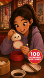 Mystery Fortune Cookie Dumpling