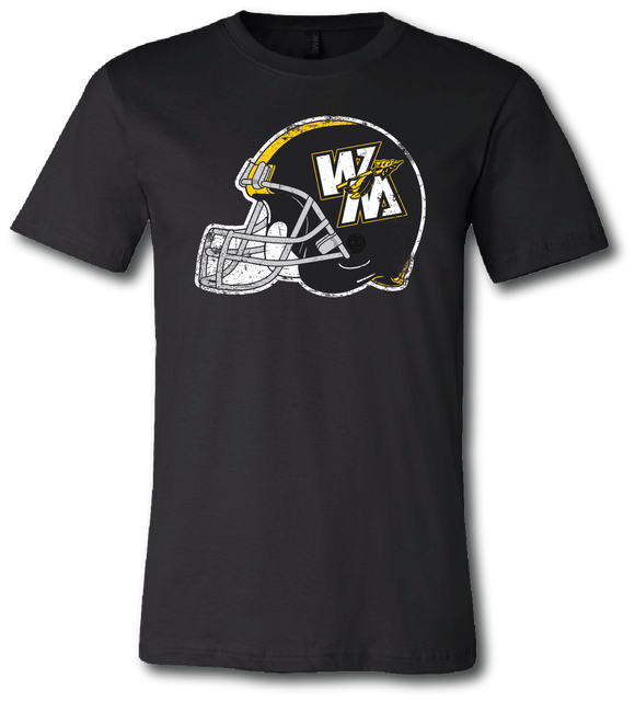 Warrior Football Helmet Short Sleeve T Shirt