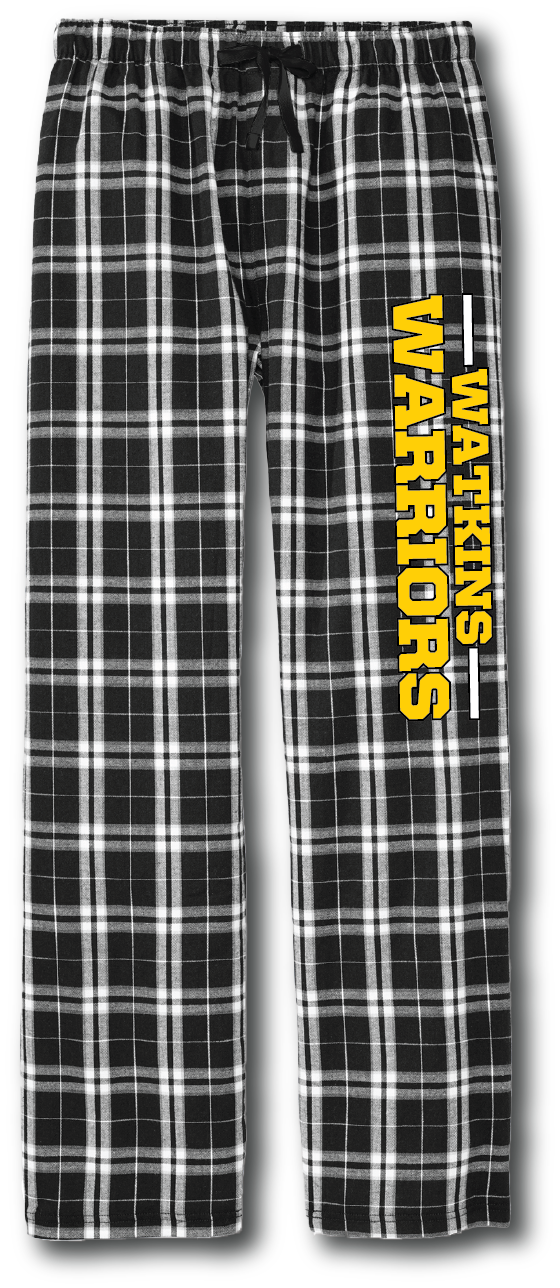 Watkins Warriors Flannel Plaid Pants