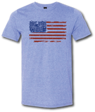 Stars, Stripes and Flowers Short Sleeve T Shirt