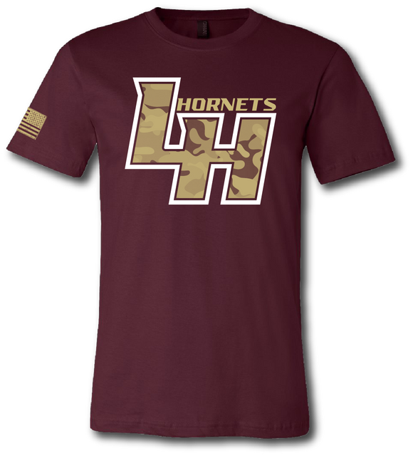 Licking Heights Hornets Camo Short Sleeve T Shirt