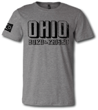 Ohio Born and Raised Short Sleeve T Shirt