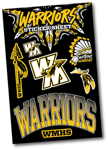 Warriors Sticker Sheet