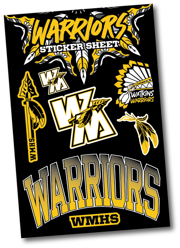 Warriors Sticker Sheet