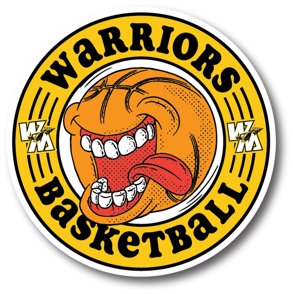 Warriors Basketball Decal