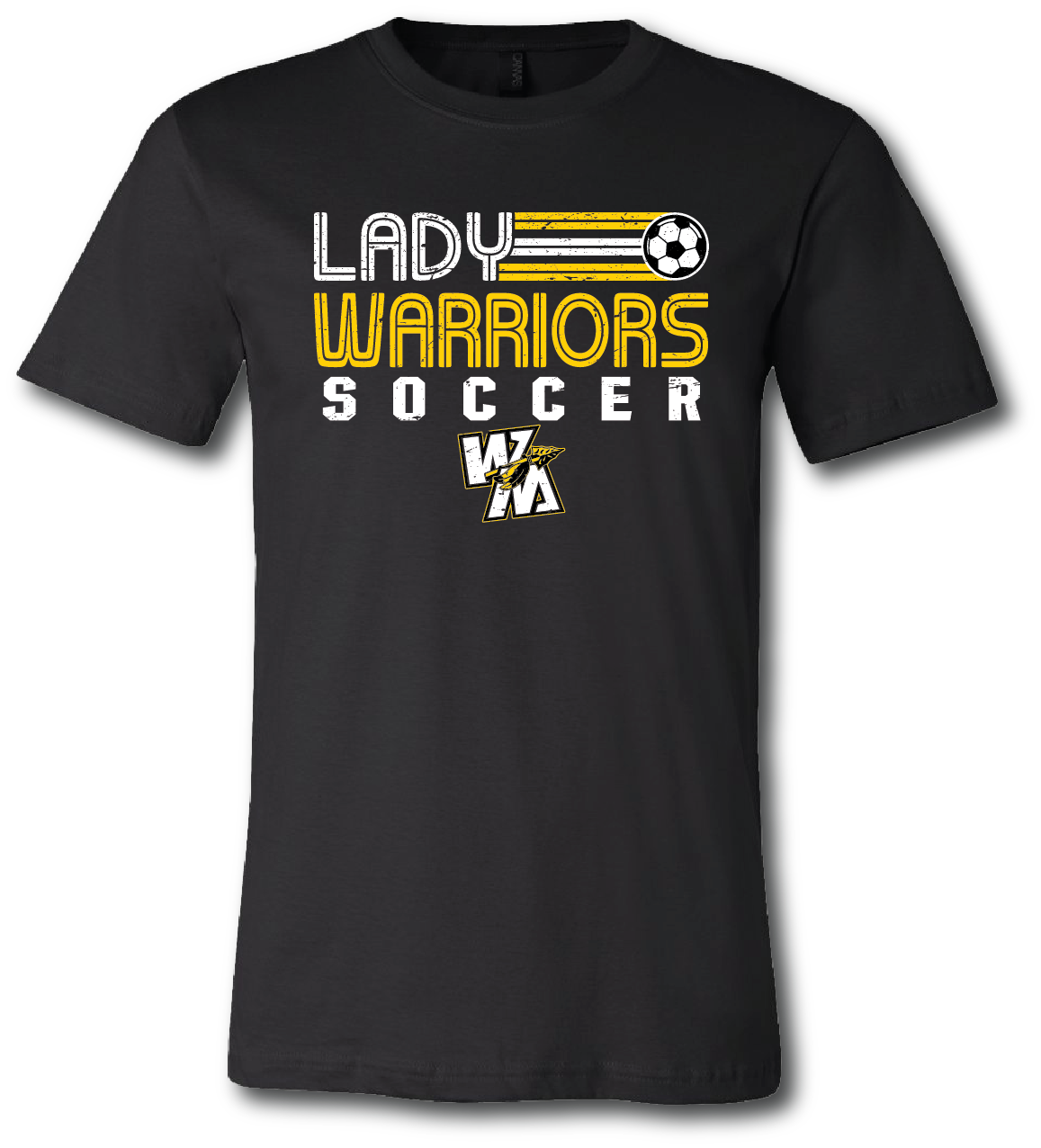 Lady Warriors Soccer Short Sleeve T Shirt – Pataskala Customs