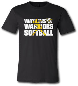 Watkins Warrior Softball Short Sleeve T Shirt