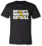 Watkins Warrior Softball Short Sleeve T Shirt