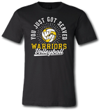 Warriors Volleyball You Just Got Served Short Sleeve T Shirt